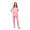 Spodnie medyczne MEDI TEDDY - VELVERDA VITAL PINK